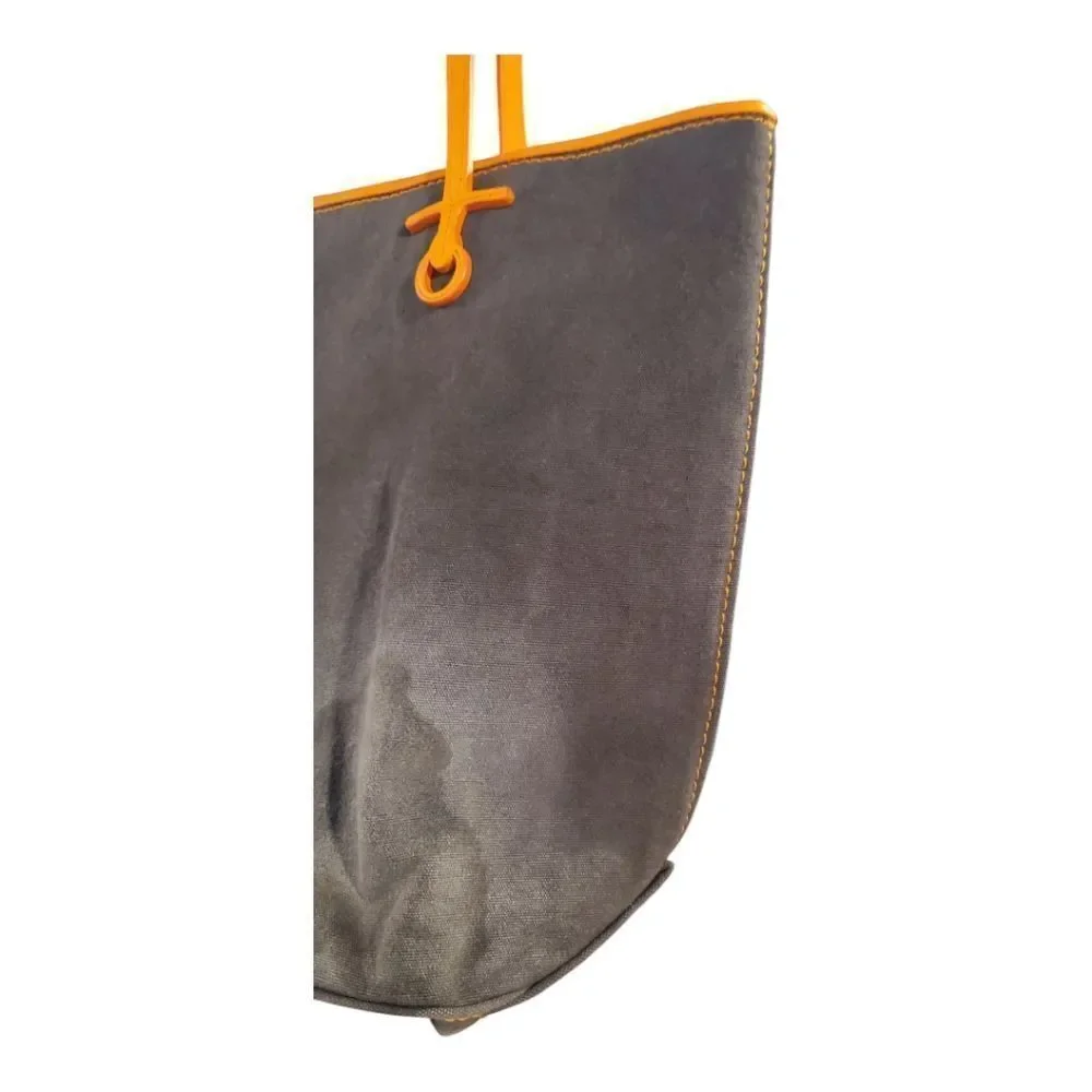 J.W. Anderson Canvas Tall Anchor Shopping Tote‎ Graphite Designer Bag